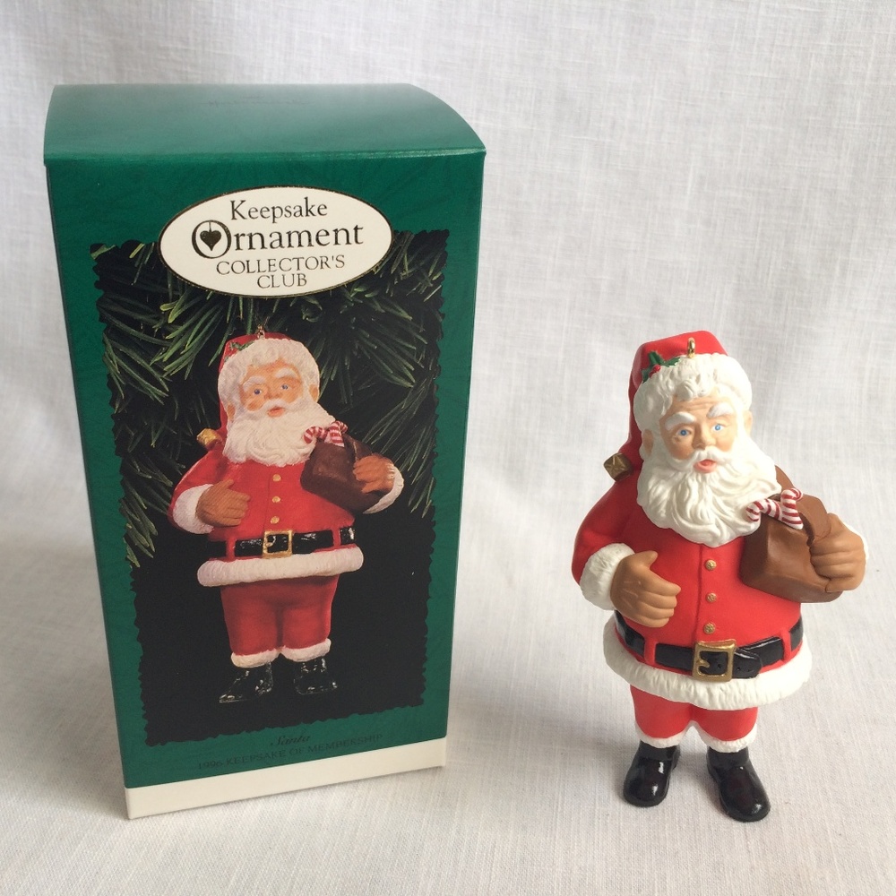 Hallmark Santa Christmas Ornament 1996